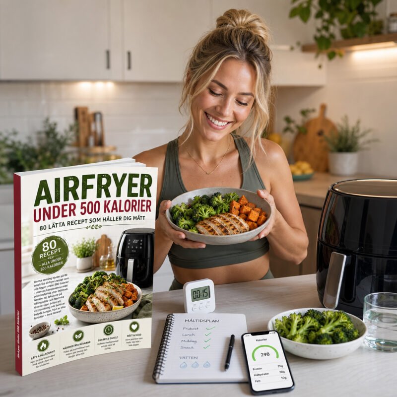 Airfryer Under 500 Kalorier : 80 Lätta Recept som Håller Dig Mätt